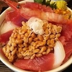 Sushishokudou Ohan - 納豆まかない丼