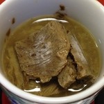 つる幸 - 上に蟹味噌のシャーベットがのっています