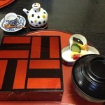 つる幸 - 食事：うな重 肝焼き付・赤出汁・香の物