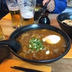 SANUKIYA - カレーうどん（温泉卵トッピング※別料金）