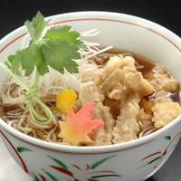 秋ごぼうの天ぷらそば