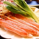 hokkaidouryourikanisemmontentarabaya - 生ずわい蟹しゃぶしゃぶ