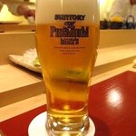 すゝき野 鮨金 - 生ビール