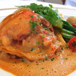 ラトラス - 2010年５月 『オマール海老のヴァヴールオニオンコンフィのクルスティアンビクスソース』