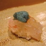 すゝき野 鮨金 - ボタン海老