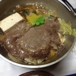 信夫温泉のんびり館 - 夕食・和牛すき焼き