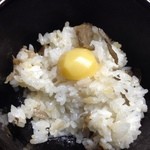 信夫温泉のんびり館 - 夕食・栗の舞茸ご飯