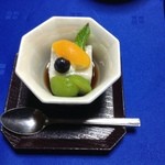 信夫温泉のんびり館 - 夕食・蕎麦羊羹