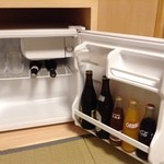 信夫温泉のんびり館 - 冷蔵庫内の飲料は無料