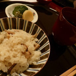 渡風亭 - 九月：松茸ご飯