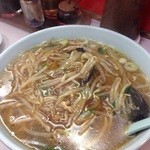 桃井亭 - もやしラーメン 600円 20150917