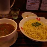 らーめん本竈 - 本竈・正油つけめん