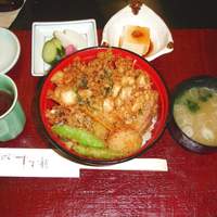 天ぷら すず航 - かき揚げ丼　1,260円