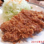 チャールスとん - 厚切りロースかつ定食（ランチ）　アップ写真