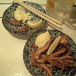 元祖立ち飲み屋 - 20150917 今宵もイカゲソ唐揚げパーティー