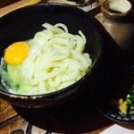 こころええやん - ◎讃岐うどんツアー4軒目は、釜玉うどん。310円。