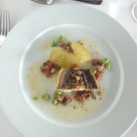 Fish Bank TOKYO - 魚のソテー(種類は忘れました。スズキかな)