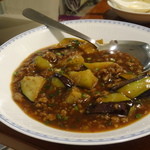 茄子の四川式煮込みの魚香茄子