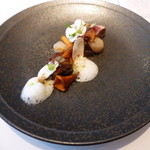 鰹と豚と茸と里芋