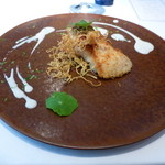 レストランディファランス - 平目と薩摩芋と柚子とヨーグルト