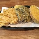 野菜天　三種280円