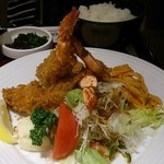 キッチン千賀 - 海老フライ定食（1,500円）