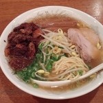 渡なべ - 鳥取牛骨ラーメン＋牛すじトッピング（2015年9月数日限定）