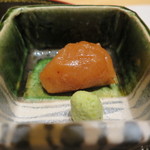 個室会席 北大路 虎ノ門茶寮 - 焼おにぎり茶漬け　山葵・三つ葉・あられ・梅干し