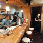 海力 - 大将のまーちゃんと御嬢さん　看板娘…かな？］