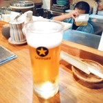 海力 - 先ずは生ビールで乾杯