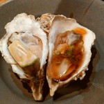 海力 - 北海道は厚岸産のカキでしたが今日ははずれ。