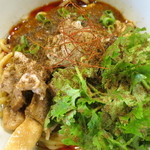 らぁ麺やまぐち 辣式 - パクチー麻婆まぜそば（アップ）