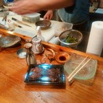 海力 - パックでお土産にしてもらいました。　　スナックの女の子がぺろりといっちゃいました。