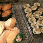 いくらと炙りサーモンのハーフ＆ハーフ