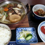 仁三郎 - きのこ鍋　640円