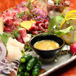 Kumamoto specialty! How about horse sashimi? (grilled horse/ Local Cuisine)