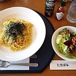 Tachibana - 和風きのこスパゲッティーサラダセット900円