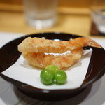 新ばし 星野 - 車海老の天ぷら