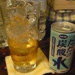 栄屋酒場 - ウイスキー炭酸割り
