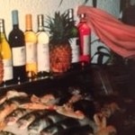 Ristorante  AL PORTO - 入り口に並んだ魚介類