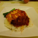 Tai Hing - チャーシューが3種類のったご飯。