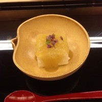 露庵 菊乃井 木屋町店 - 長芋の軽羹？