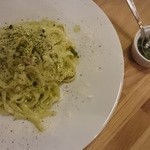 京都宇治園 抹茶カルボナーラ 1000円