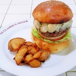 エーエス クラシックス ダイナー KOMAZAWA - オニオンマッシュルームバーガー
