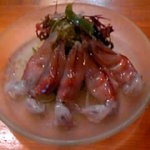 とんかつ ひやま - ほたるイカの塩辛