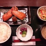 Kikusui - 焼き魚定食  鮭はら身