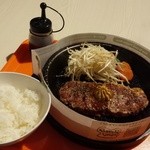 ペッパーランチ - サーロインペッパーステーキ150ｇにライスが付きます