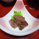 山崎屋旅館 - 牛サイコロステーキ