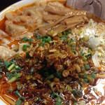 長町ラーメン - スーラーワンタン辛味マシは四倍の辛さまでチョイス可能
      悶絶必死とのマスターコメント（笑）