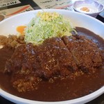 みどり食堂 - カツカレー　850円　器の直径が30cm!